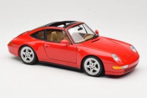 Porsche 911 993 Carrera Targa Vermelho UT Models 1:18 27821 Metal - imagem 6 de 8