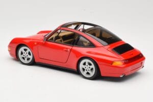 Porsche 911 993 Carrera Targa Vermelho UT Models 1:18 27821 Metal - imagem 7 de 8
