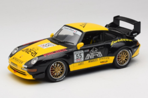 Porsche 911 993 GT2 #55 Preto & Amarelo Anson 1:18 30325-W Metal