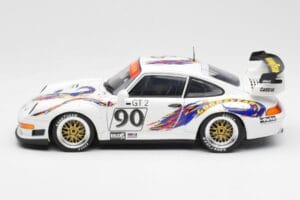 Porsche 911 993 GT2 #90 Vert / Franco / K. Koen Daytona 24 Hours 1998 UT Models 1:18 39813 Metal - imagem 4 de 8