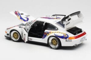 Porsche 911 993 GT2 #90 Vert / Franco / K. Koen Daytona 24 Hours 1998 UT Models 1:18 39813 Metal - imagem 5 de 8