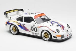 Porsche 911 993 GT2 #90 Vert / Franco / K. Koen Daytona 24 Hours 1998 UT Models 1:18 39813 Metal - imagem 6 de 8