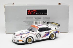 Porsche 911 993 GT2 #90 Vert / Franco / K. Koen Daytona 24 Hours 1998 UT Models 1:18 39813 Metal - imagem 8 de 8
