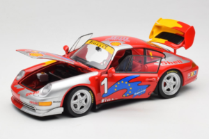 Porsche 911 993 GT2 RS #1 VIP Car Porsche Cup Germany 1995 UT Models 1:18 39514 Metal - imagem 2 de 8