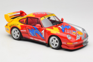 Porsche 911 993 GT2 RS #1 VIP Car Porsche Cup Germany 1995 UT Models 1:18 39514 Metal - imagem 6 de 8