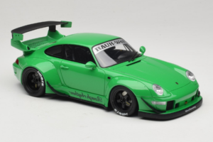 Porsche 911 993 RWB Verde GT Spirit 1:18 GT074 Resina - imagem 4 de 6