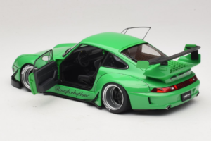 Porsche 911 993 RWB Verde Gun Grey Wheels AUTOart 1:18 78151 Compósito - imagem 5 de 8