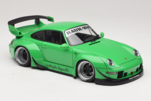 Porsche 911 993 RWB Verde Gun Grey Wheels AUTOart 1:18 78151 Compósito - imagem 6 de 8