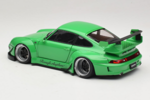 Porsche 911 993 RWB Verde Gun Grey Wheels AUTOart 1:18 78151 Compósito - imagem 7 de 8