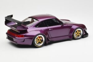 Porsche 911 993 RWB Roxo GT Spirit 1:18 GT727 Resina - imagem 2 de 6