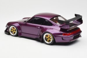 Porsche 911 993 RWB Roxo GT Spirit 1:18 GT727 Resina - imagem 5 de 6