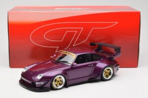 Porsche 911 993 RWB Roxo GT Spirit 1:18 GT727 Resina - imagem 6 de 6