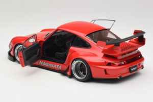 Porsche 911 993 RWB Vermelho Gun Grey Wheels AUTOart 1:18 78153 Compósito - imagem 5 de 8