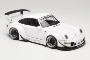 Porsche 911 993 RWB Branco Gun Grey Wheels AUTOart 1:18 78150 Compósito - imagem 6 de 8