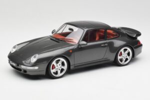 Porsche 911 993 Turbo Cinzento GT Spirit 1:18 GT051 Resina