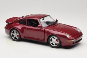 Porsche 911 993 Turbo Vermelho Anson 1:18 30320-W Metal - imagem 6 de 8