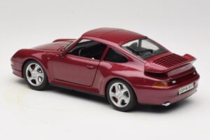 Porsche 911 993 Turbo Vermelho Anson 1:18 30320-W Metal - imagem 7 de 8
