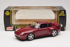 Porsche 911 993 Turbo Vermelho Anson 1:18 30320-W Metal - imagem 8 de 8
