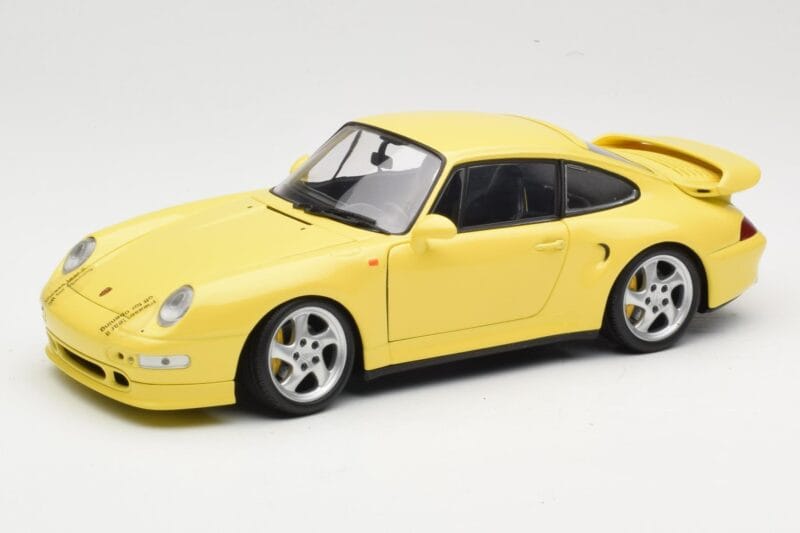 Porsche 911 993 Turbo S Amarelo UT Models 1:18 27836 Metal