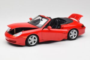 Porsche 911 996 Cabriolet Vermelho Gate 1:18 1051 Metal - imagem 2 de 8