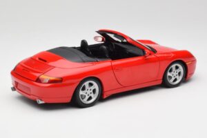 Porsche 911 996 Cabriolet Vermelho Gate 1:18 1051 Metal - imagem 3 de 8