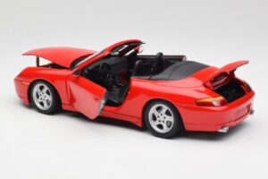 Porsche 911 996 Cabriolet Vermelho Gate 1:18 1051 Metal - imagem 5 de 8