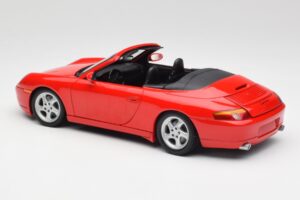 Porsche 911 996 Cabriolet Vermelho Gate 1:18 1051 Metal - imagem 7 de 8