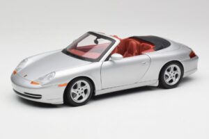 Porsche 911 996 Cabriolet Prateado Gate 1:18 1052 Metal