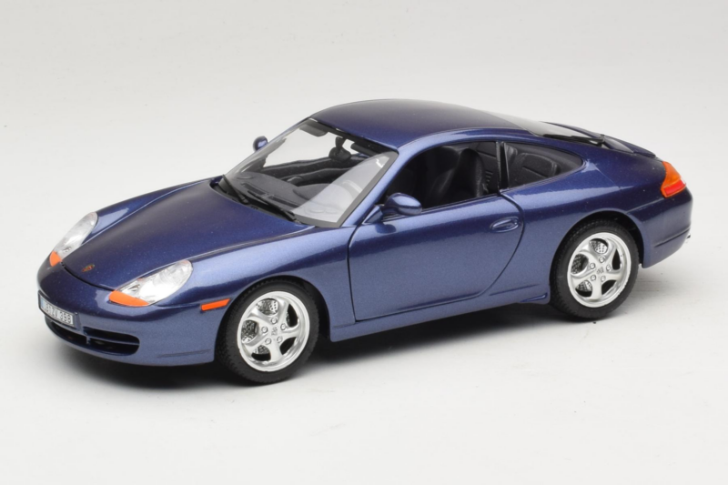 Porsche 911 996 Carrera Azul Bburago 1:18 WAP02100897 Metal