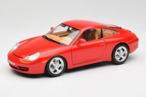 Porsche 911 996 Carrera Vermelho Bburago 1:18 3385 Metal