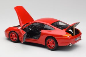 Porsche 911 996 Carrera Vermelho Edição Limitada Bburago 1:18 3385-M1 Metal - imagem 5 de 8