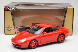 Porsche 911 996 Carrera Vermelho Edição Limitada Bburago 1:18 3385-M1 Metal - imagem 8 de 8