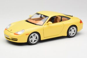 Porsche 911 996 Carrera Amarelo Bburago 1:18 30085-M1 Metal