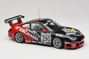 Porsche 911 996 GT3 RS #290 N. Bartels / H. Jacksties / F. Lorenzo Yokohama 24 Hours of Nurburgring 2003 AUTOart 1:18 80372 M - imagem 6 de 8