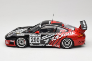 Porsche 911 996 GT3 RS #290 N. Bartels / H. Jacksties / F. Lorenzo Yokohama 24 Hours of Nurburgring 2003 AUTOart 1:18 80372 M - imagem 4 de 8