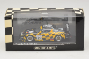 Porsche 911 996 GT3 RS #83 Rosa / Babini 24 Hours of Le Mans 2001 Minichamps 1:43 400016983 Metal - imagem 4 de 4