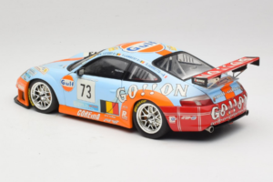 Porsche 911 996 GT3 RSR #73 Y. Lambert / C. Lefort / R. Iannetta 24 Hours of Le Mans 2006 Minichamps 1:18 100066473 Metal - imagem 7 de 8