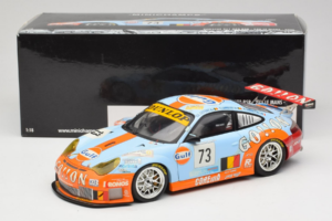 Porsche 911 996 GT3 RSR #73 Y. Lambert / C. Lefort / R. Iannetta 24 Hours of Le Mans 2006 Minichamps 1:18 100066473 Metal - imagem 8 de 8