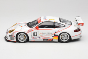 Porsche 911 996 GT3 RSR #83 P. Ehret / C. Ried / C. Menzel 24 Hours of Le Mans 2006 Minichamps 1:18 PORSCHE004 Metal - imagem 4 de 8