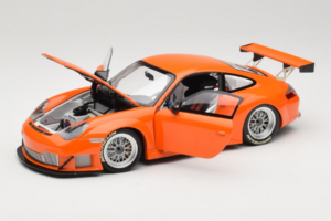 Porsche 911 996 GT3 RSR Laranja ALMS 2004 Minichamps 1:18 100046402 Metal - imagem 2 de 8