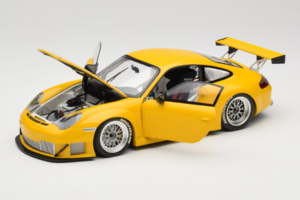 Porsche 911 996 GT3 RSR Yello ALMS 2004 Minichamps 1:18 100046401 Metal - imagem 2 de 8