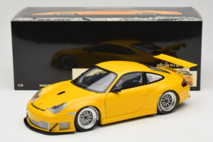Porsche 911 996 GT3 RSR Yello ALMS 2004 Minichamps 1:18 100046401 Metal - imagem 8 de 8