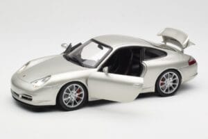 Porsche 911 996 GT3 Prata Hot Wheels 1:18 C2590 Metal - imagem 2 de 8