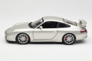 Porsche 911 996 GT3 Prata Hot Wheels 1:18 C2590 Metal - imagem 4 de 8