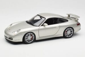 Porsche 911 996 GT3 Prata Hot Wheels 1:18 C2590 Metal