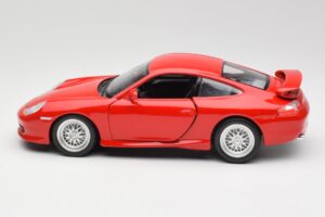 Porsche 911 996 GT3 Strasse Vermelho Bburago 1:18 30395 Metal - imagem 4 de 8