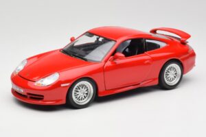 Porsche 911 996 GT3 Strasse Vermelho Bburago 1:18 30395 Metal