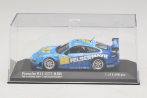 Porsche 911 GT3 R #77 M. Lieb / R. Lietz / W. Henzler 24 Hours of Le Mans 2009 Minichamps 1:43 400096977 Metal - imagem 5 de 5