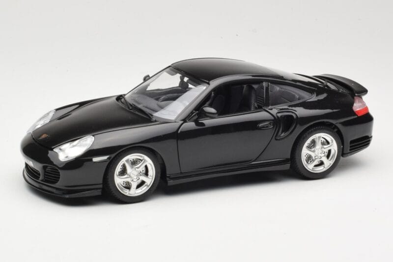 Porsche 911 996 Turbo Preto Bburago 1:18 3367 Metal