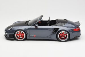 Porsche 911 997 Cabriolet Liberty Walk Cinzento GT Spirit 1:18 GT463 Resina - imagem 3 de 6